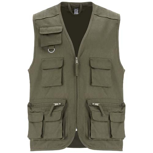 Gilet de travail promotionnel multipoches Venera Roly Vert militaire